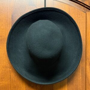 Classic Black Wide-Brim Hat